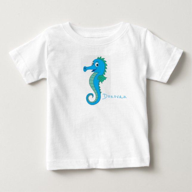 T-shirt Pour Bébé Seahorse (Devant)