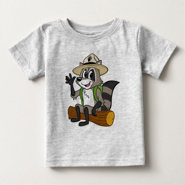 T-shirt Pour Bébé Séance de Rick de garde forestière de Rick | de (Devant)