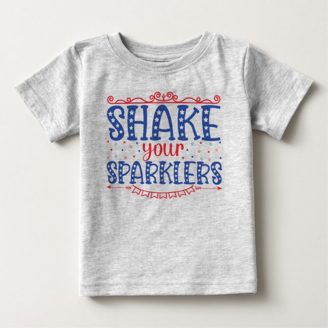 T-shirt Pour Bébé Secouez Vos Éperviers (Devant)