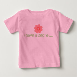 T-shirt Pour Bébé Secret Big Sister