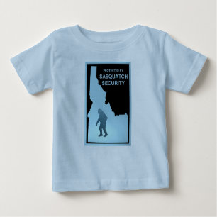 T-shirt Pour Bébé Sécurité Sasquatch