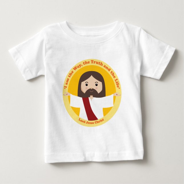 T-shirt Pour Bébé Seigneur Jésus Christ (Devant)