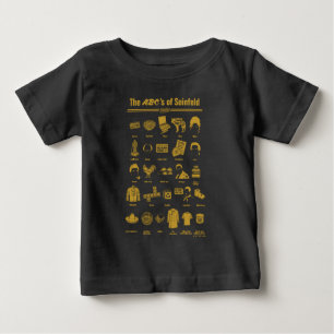 T-shirt Pour Bébé Seinfeld ABC de Seinfeld Infographie