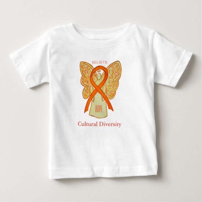 T-shirt Pour Bébé Sensibilisation à la diversité culturelle Chemise  (Devant)