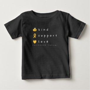 T-shirt Pour Bébé sensibilisation au cancer de l'enfant T-shirt bébé