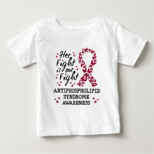 T-shirt Pour Bébé Sensibilisation au syndrome antiphospholipidique