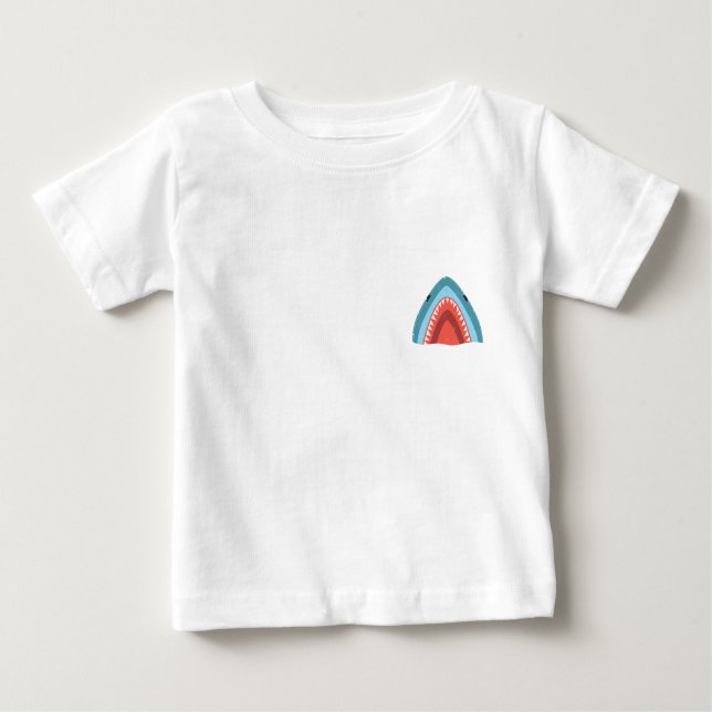 T-shirt Pour Bébé Sentez Jawsome Requin amusant Puns d'été (Devant)