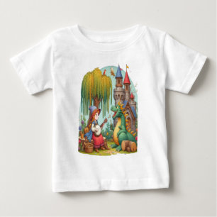 T-shirt Pour Bébé Sérénade du dragon par une princesse mystique