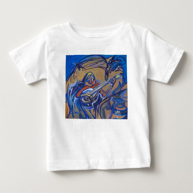 T-shirt Pour Bébé Sérénade méditerranéenne (Devant)