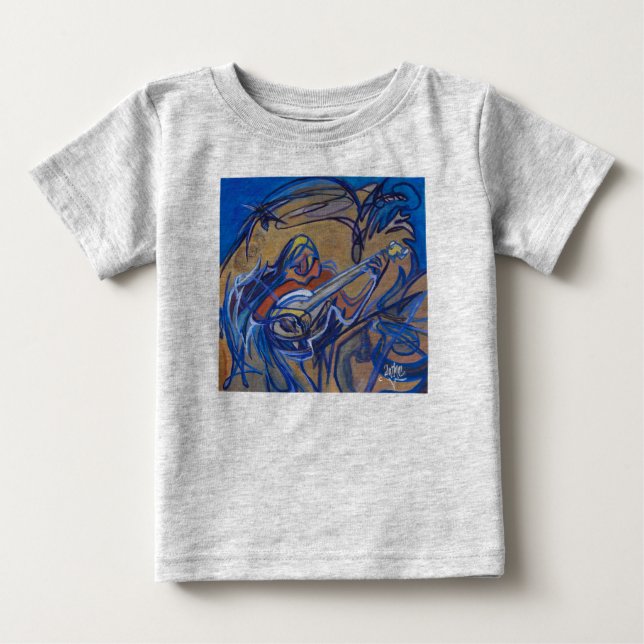 T-shirt Pour Bébé Sérénade méditerranéenne (Devant)