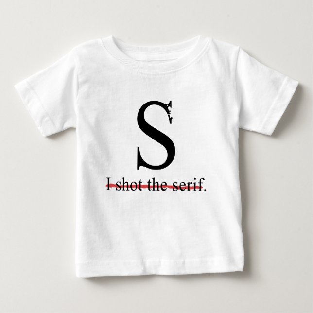 T-shirt Pour Bébé Serif (Devant)