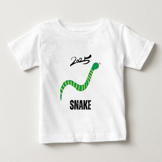 T-shirt Pour Bébé Serpent 2025 (Devant)