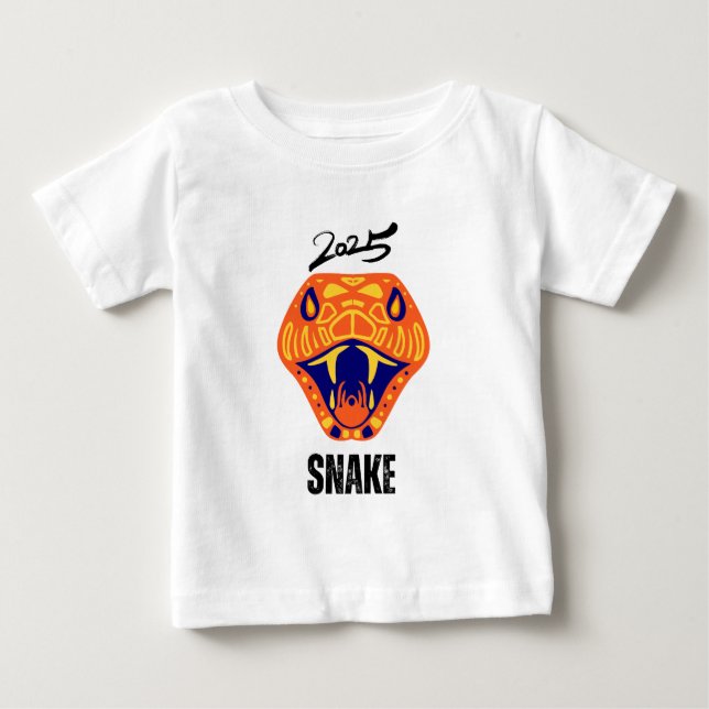 T-shirt Pour Bébé Serpent 2025 (Devant)