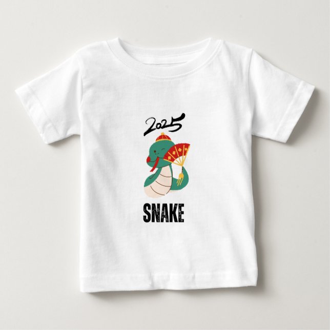 T-shirt Pour Bébé Serpent 2025 (Devant)