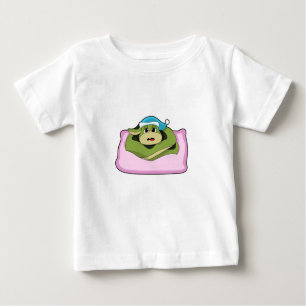 T-shirt Pour Bébé Serpent au coucher avec casquette