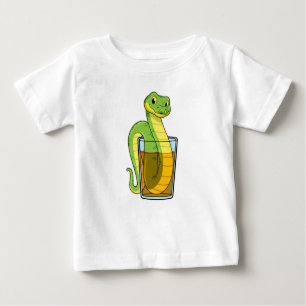 T-shirt Pour Bébé Serpent avec jus