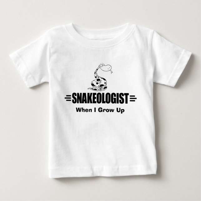 T-shirt Pour Bébé Serpent drôle (Devant)
