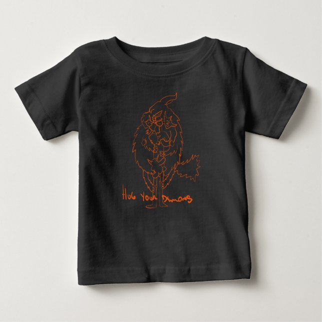 T-shirt Pour Bébé Serrez Vos Démons (Devant)