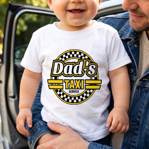 T-shirt Pour Bébé Service de Taxi des Papas Drôles Humour pour Nou