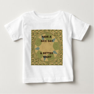 T-shirt Pour Bébé Servir Protéger avoir une belle journée