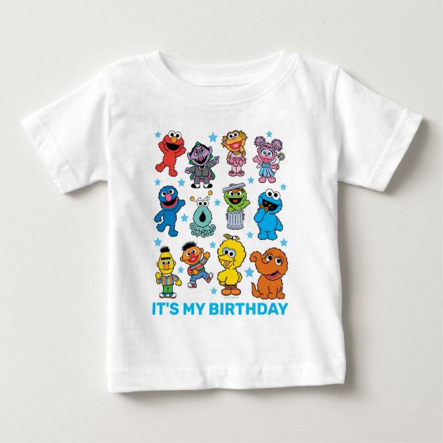 T-shirt Pour Bébé Sesame Street Character (Devant)