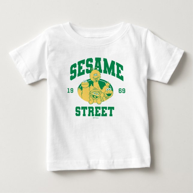 T-shirt Pour Bébé Sesame Street | Vintage 1969 (Devant)