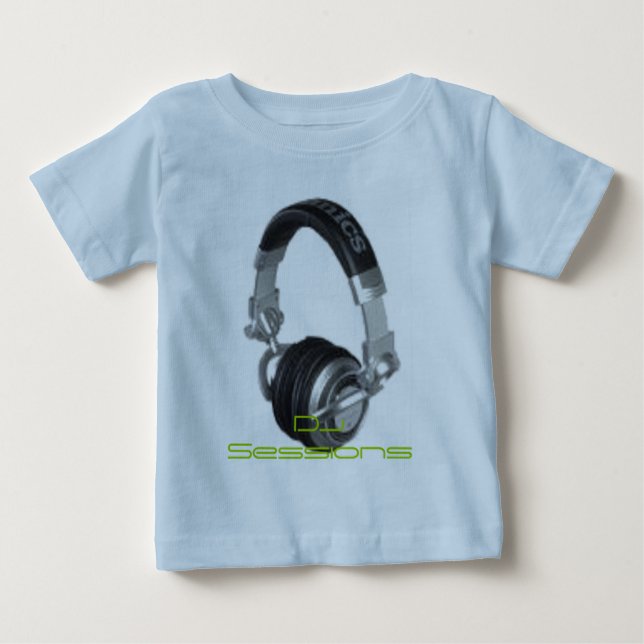 T-shirt Pour Bébé Sessions du DJ (Devant)