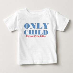 T-shirt Pour Bébé Seul enfant expirant drôle bleu grand frère tout-p