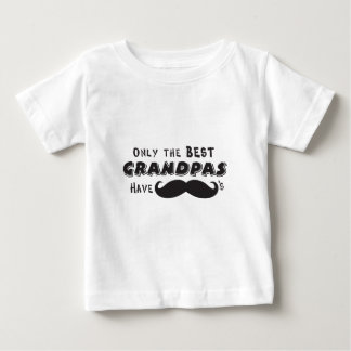 T-shirt Pour Bébé Seuls les meilleurs papas ont des moustaches