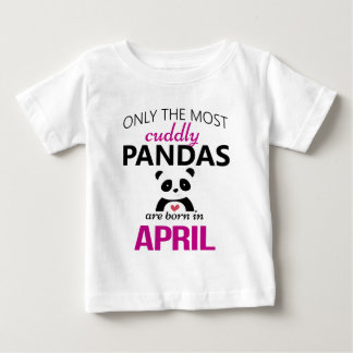 T-shirt Pour Bébé Seuls les pandas les plus courageux naissent en av