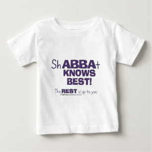 T-shirt Pour Bébé ShABBAt Abba connaît le mieux