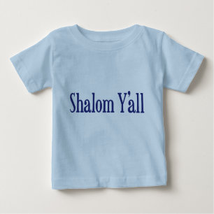 T-shirt Pour Bébé Shalom vous