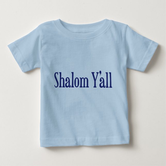 T-shirt Pour Bébé Shalom vous (Devant)