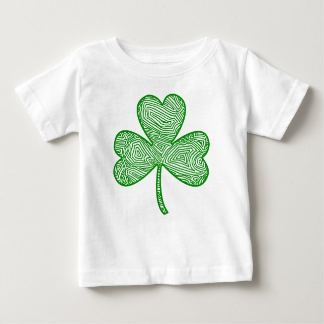T-shirt Pour Bébé Shamrock (Devant)