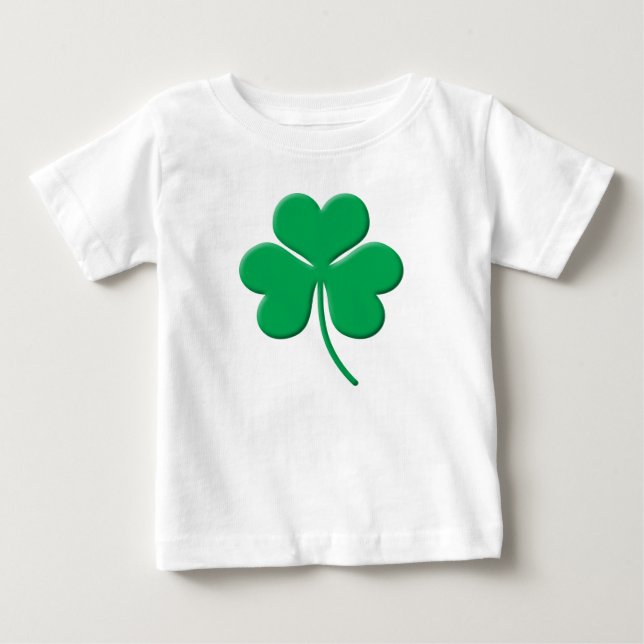 T-shirt Pour Bébé Shamrock (Devant)