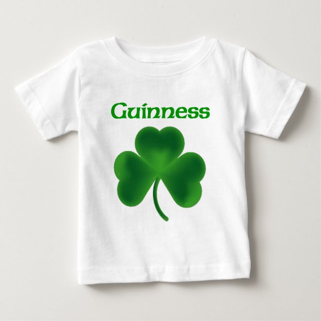 T-shirt Pour Bébé Shamrock de Guinness (Devant)
