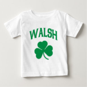 T-shirt Pour Bébé Shamrock d'Irlandais de Walsh