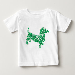 T-shirt Pour Bébé Shamrock Jour de la Saint Patrick Doxie