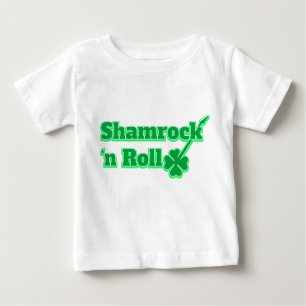 T-shirt Pour Bébé Shamrock 'n Roll