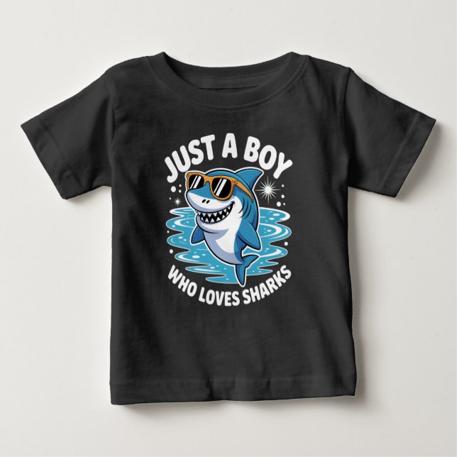 T-shirt Pour Bébé Shark Funny Quote  (Devant)