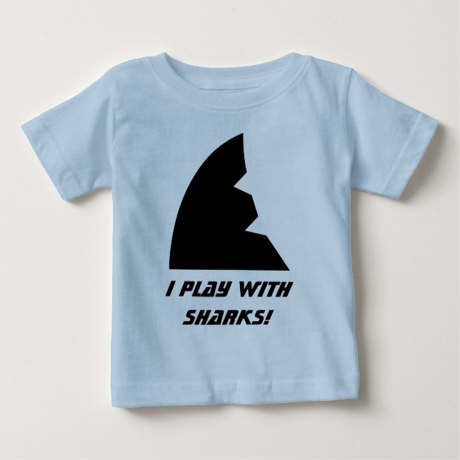 T-shirt Pour Bébé Shark Meeple bébé shirt (Devant)