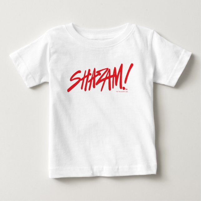 T-shirt Pour Bébé SHAZAM ! Furie des dieux | Logo Red Marker (Devant)