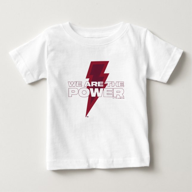 T-shirt Pour Bébé SHAZAM ! Furie des dieux | Nous Sommes Le Pouvoir (Devant)