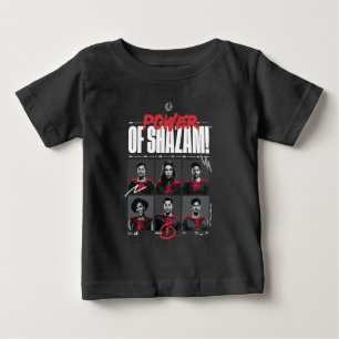 T-shirt Pour Bébé SHAZAM ! Furie des dieux   Puissance du groupe SHA