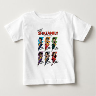 T-shirt Pour Bébé SHAZAM ! Furie des dieux   SHAZAMily Boulons comiq