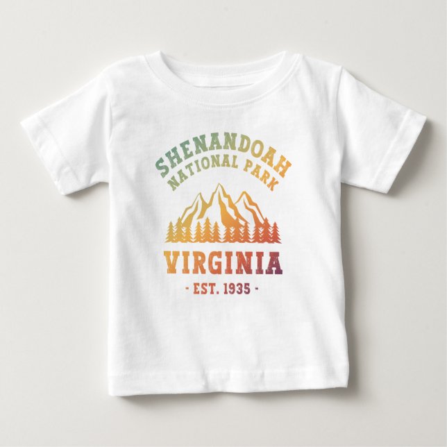 T-shirt Pour Bébé Shenandoah National Park Virginia USA (Devant)