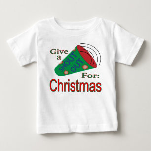 T-shirt Pour Bébé Shout Out pour Noël