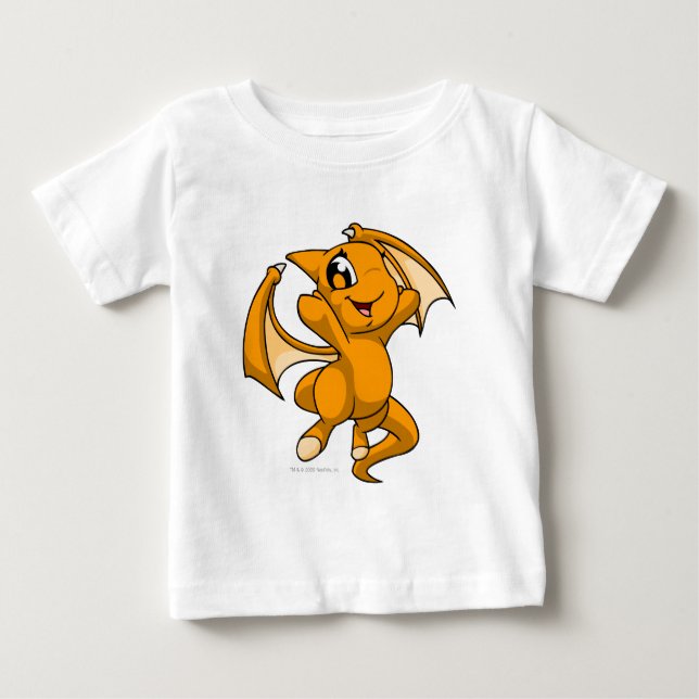 T-shirt Pour Bébé Shoyru Orange (Devant)