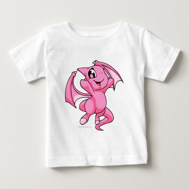 T-shirt Pour Bébé Shoyru Pink (Devant)