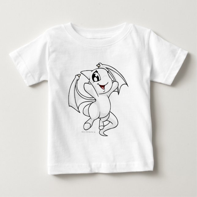 T-shirt Pour Bébé Shoyru White (Devant)